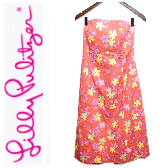 Lilly Pulitzer Dresses & Skirts - Lilly Pulitzer Coral Sands Sabrina Midi Dress 12